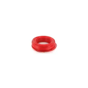 100m de fil 2,5mm² rouge rigide câble H07V-U (1225051)