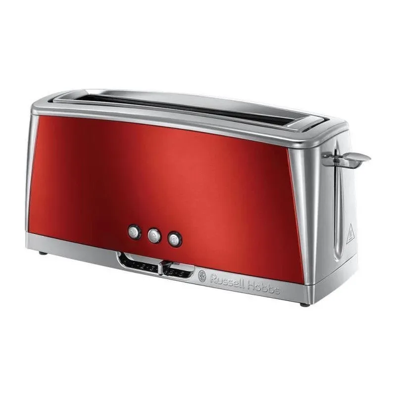 23250-56 - Grille-pain Luna - Technologie Fast Toast - Rouge Solaire R 