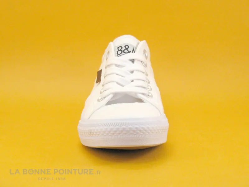 Achat chaussures Banana Moon Femme Chaussure en Toile, vente B et M Banana Moon - RATISSE Blanc - Basket Femme toile blanche
