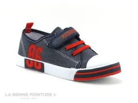 Achat chaussures Bopy Enfant Chaussure en Toile, vente Kouki by Bopy GIMARQUE Jean - Rouge - Basket toile GARCON