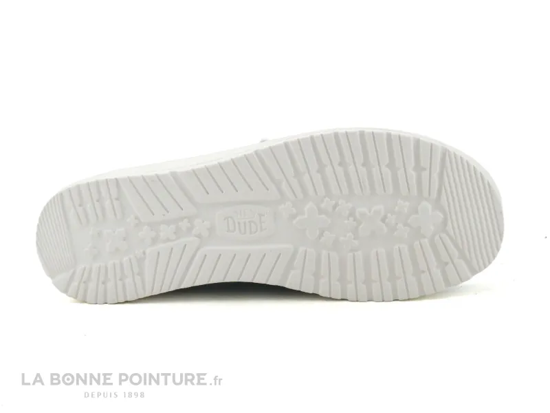 Achat chaussures Hey Dude Femme Chaussure en Toile, vente Hey Dude WENDY SOX 40078 1HD Glacier grey - Chaussure femme toile gris