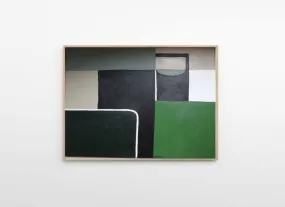 Art abstrait vert