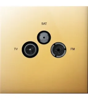 Art d'Arnould 67777 | Prise TV/FM/SAT Art Epure Or Miroir