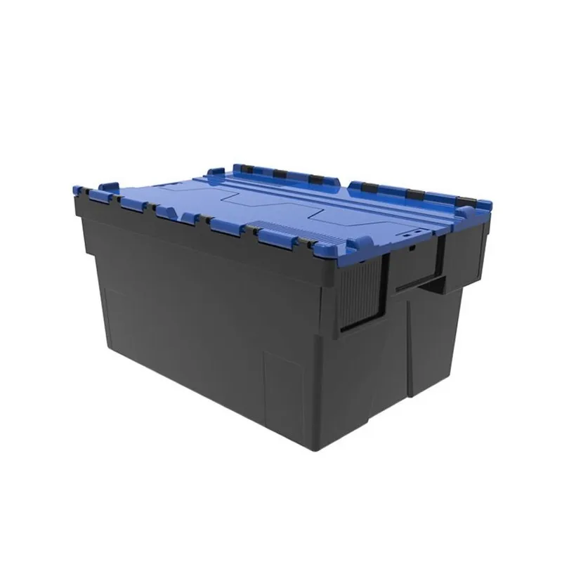 Bac navette 600x400x310 avec couvercle couleur