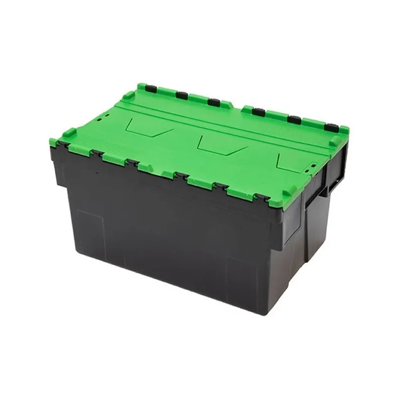 Bac navette 600x400x310 avec couvercle couleur