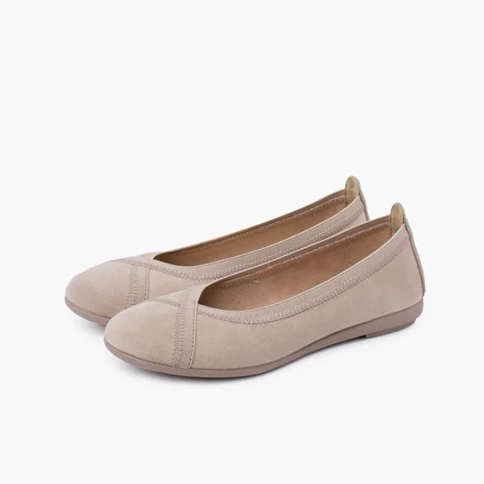 Ballerine pour Fille et Femme Surpiqûre Élastique Croisé