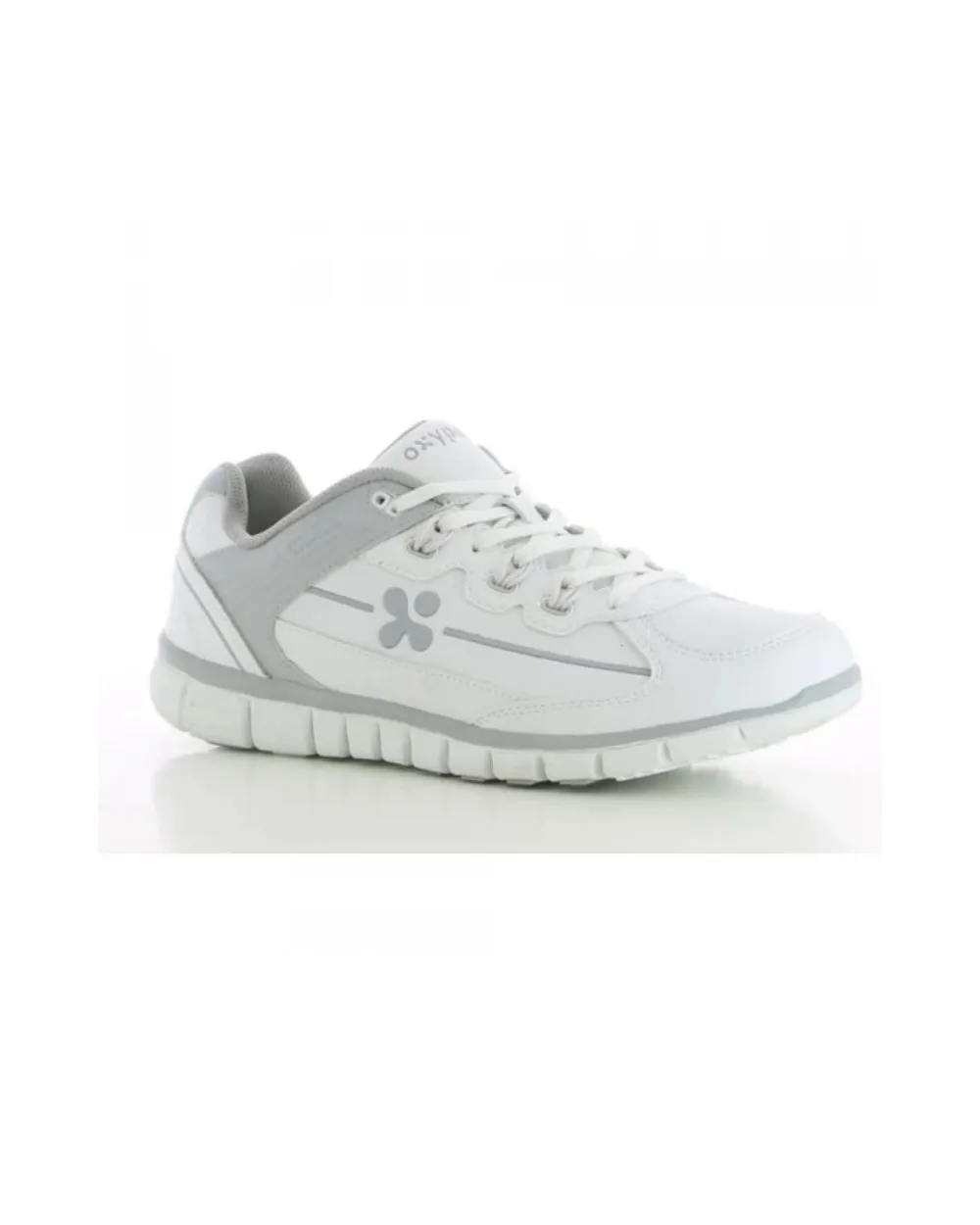 BASKET A LACET HENNY GRIS/BLANC REF.LGR