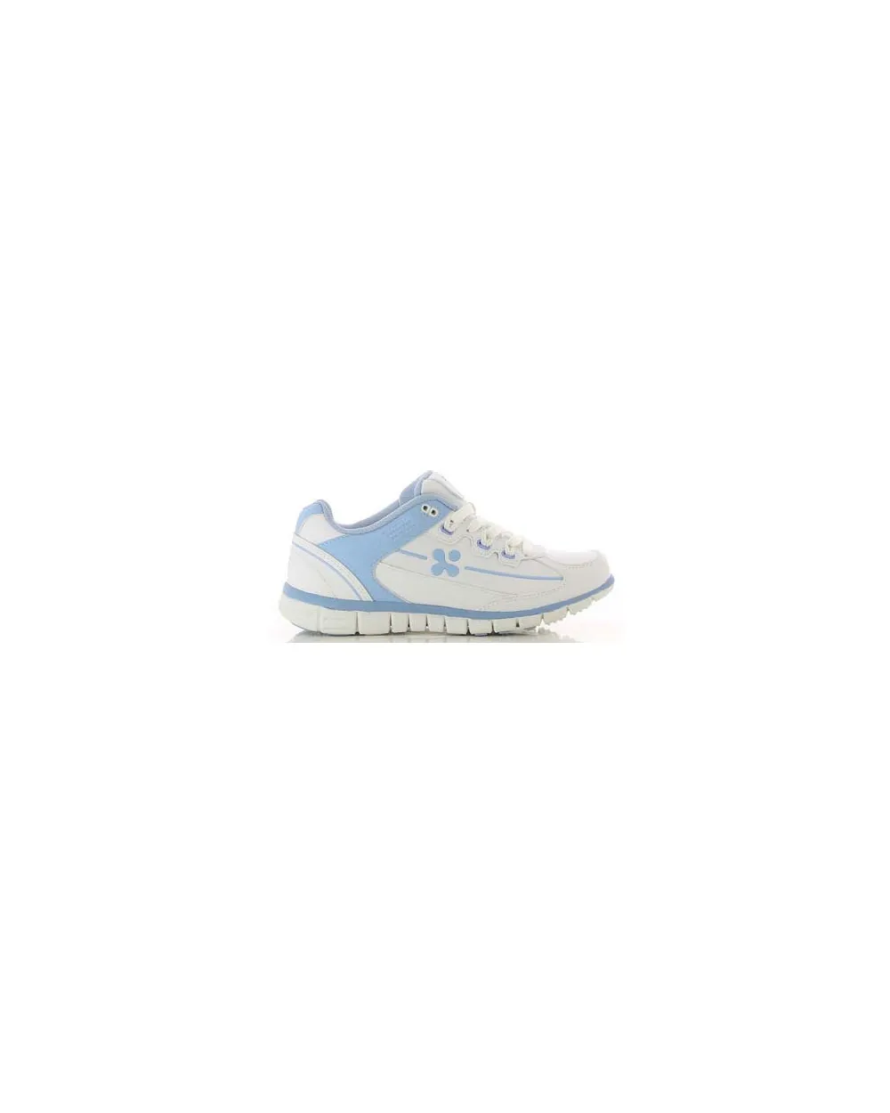 BASKET A LACET SUNNY BLANC/CIEL REF : SUNNYLBL