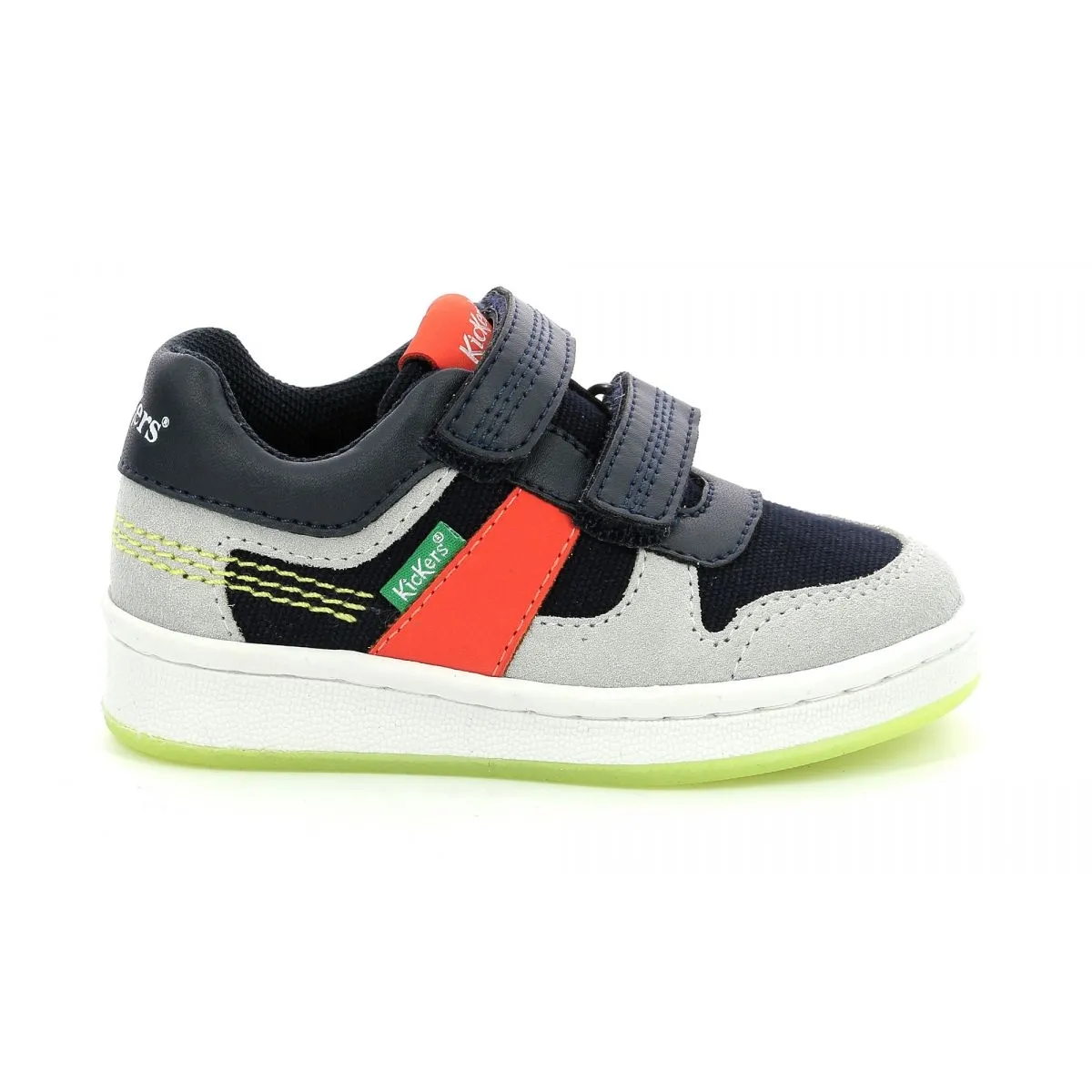 Baskets mode Kickers bisckoto bleu