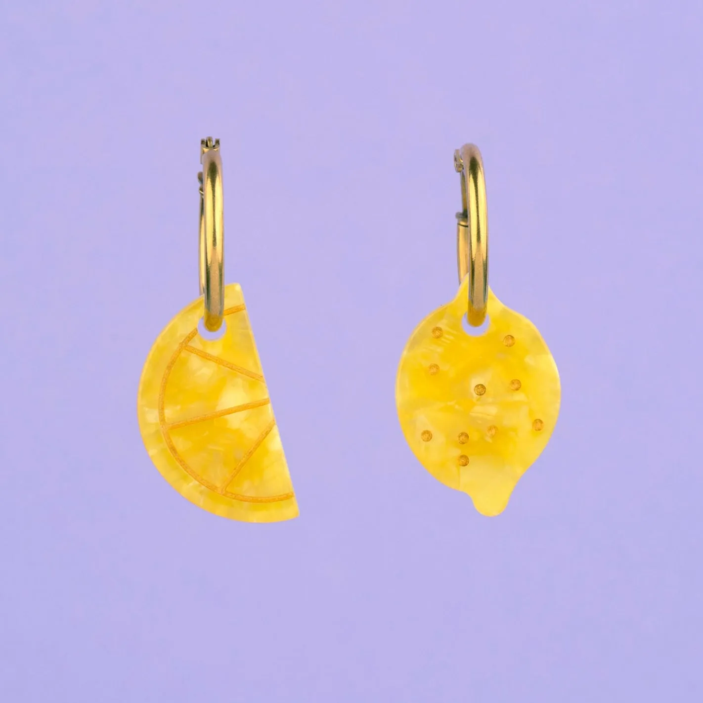 Boucles d'oreilles Citrons