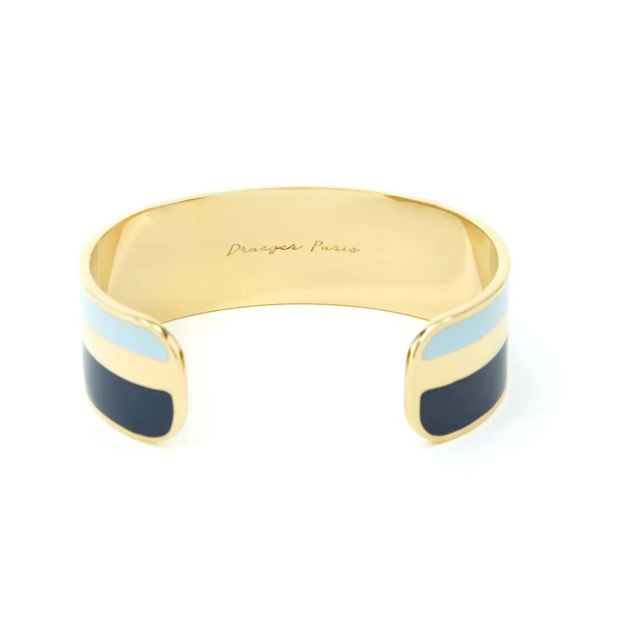 Bracelet Jonc Email Tokyo Bleu et Lavande