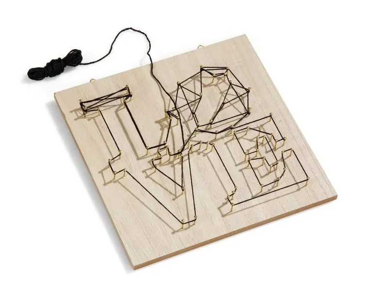 CADRE À DÉCORER STRING ART Love