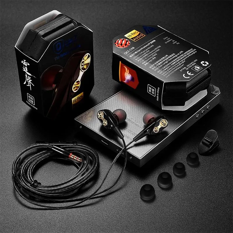 Casque Sport HiFi In-Ear Quad-Core Ergonomique HD