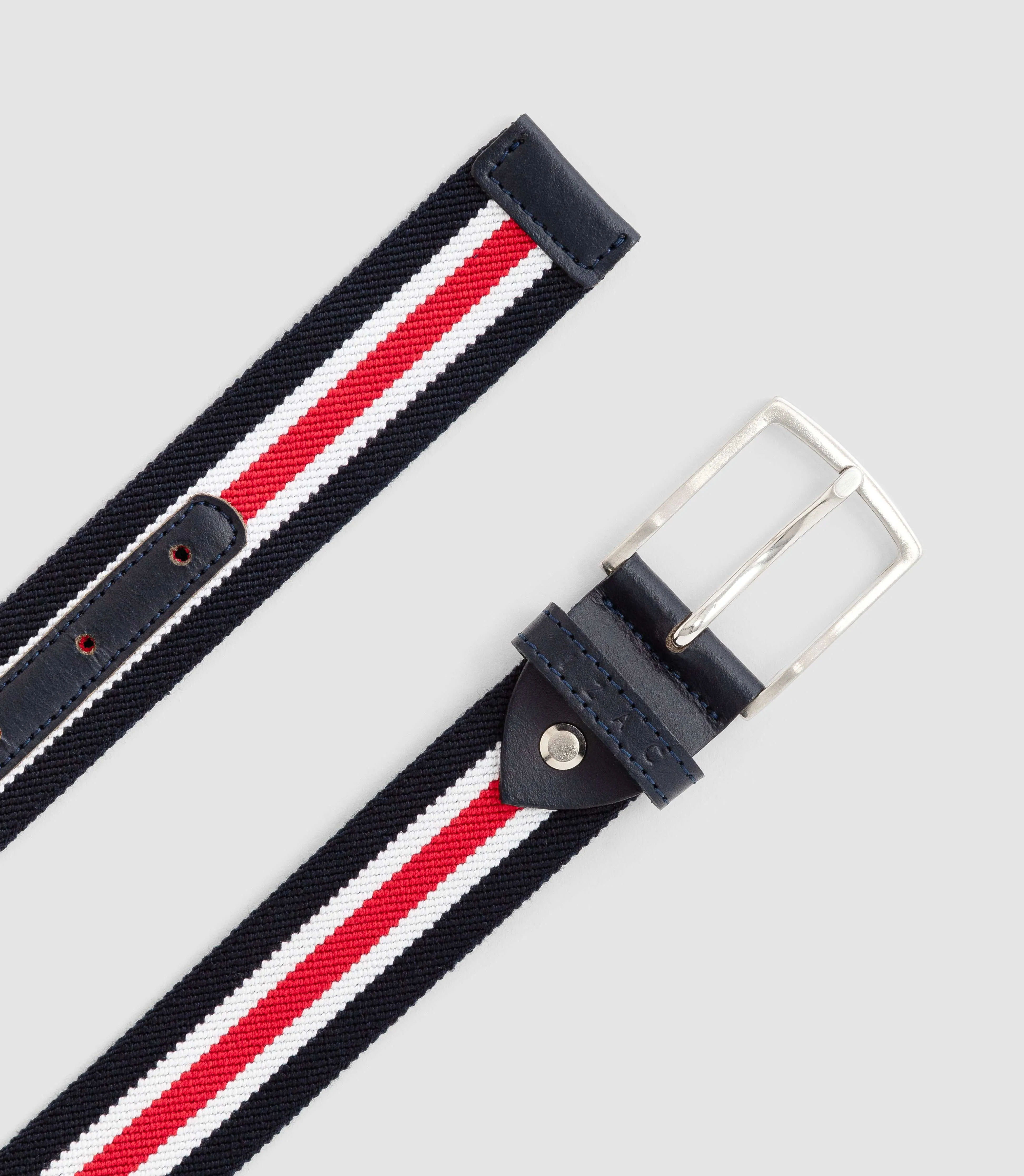 Ceinture ajustable casual marine-rouge Rapide