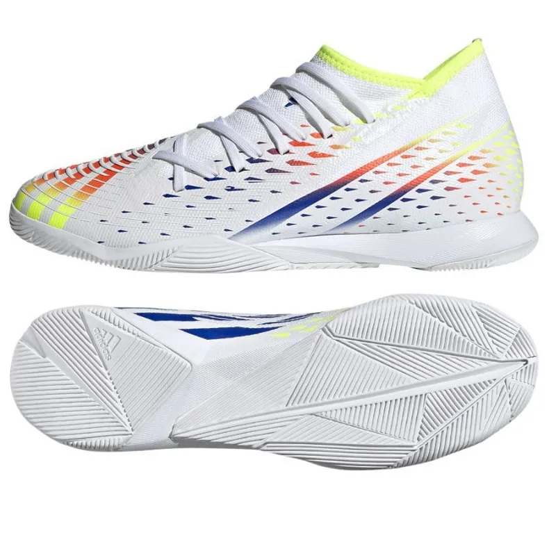 Chaussures de foot Adidas Predator Edge.3 In M GV8517 blanche blanche