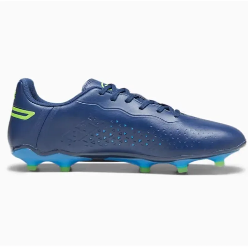 Chaussures de football Puma King Match FG/AG M 107570-02 bleu