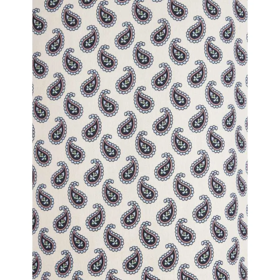 Chemise Blanche En Coton Imprimée Paisley - Etro pour homme