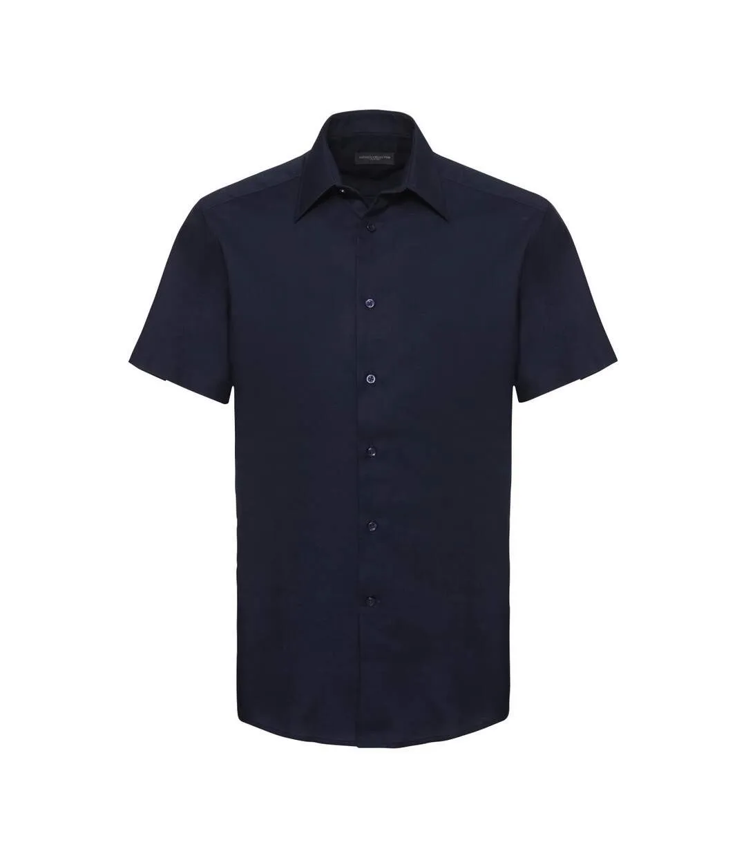 Chemise manches courtes homme bleu marine Russell