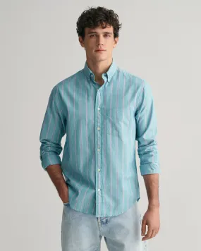 Chemise regular fit en coton Oxford à rayures Archive