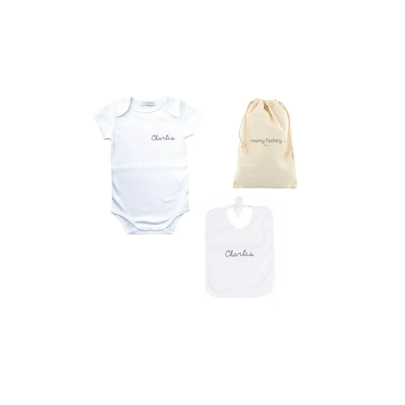 Coffret cadeau personnalisable Body/Bavoir