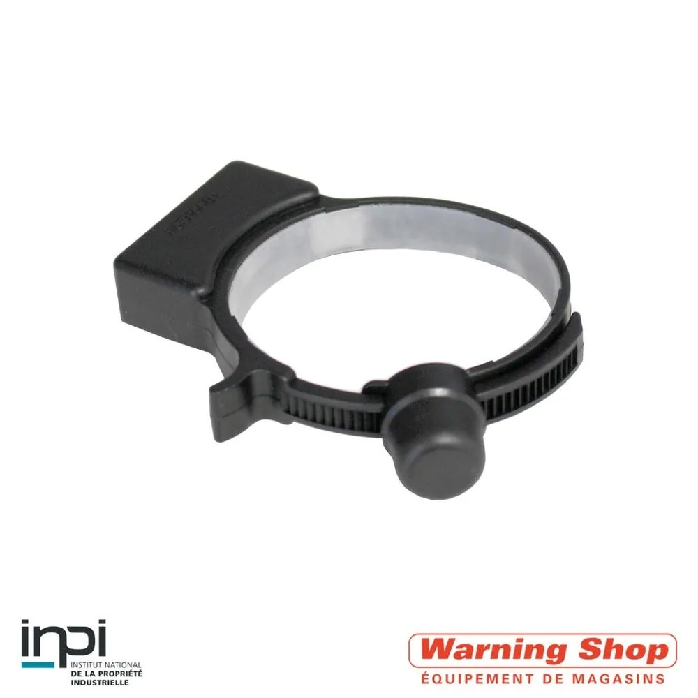 Colliers de sécurité Ø55-70mm noir am (bande grippante) verrou super par 100