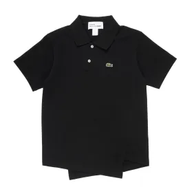 Comme des Garons X Lacoste - Polo asymétrique FL-T015-W23-1 - Noir