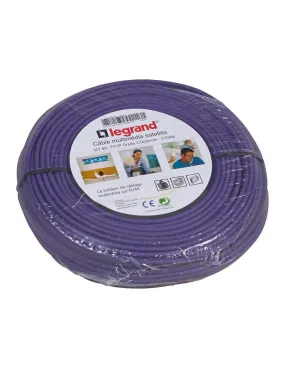 Câble Grade 3 multimédia télévision et satellite avec gaine LSZH 100m LEGRAND 032789