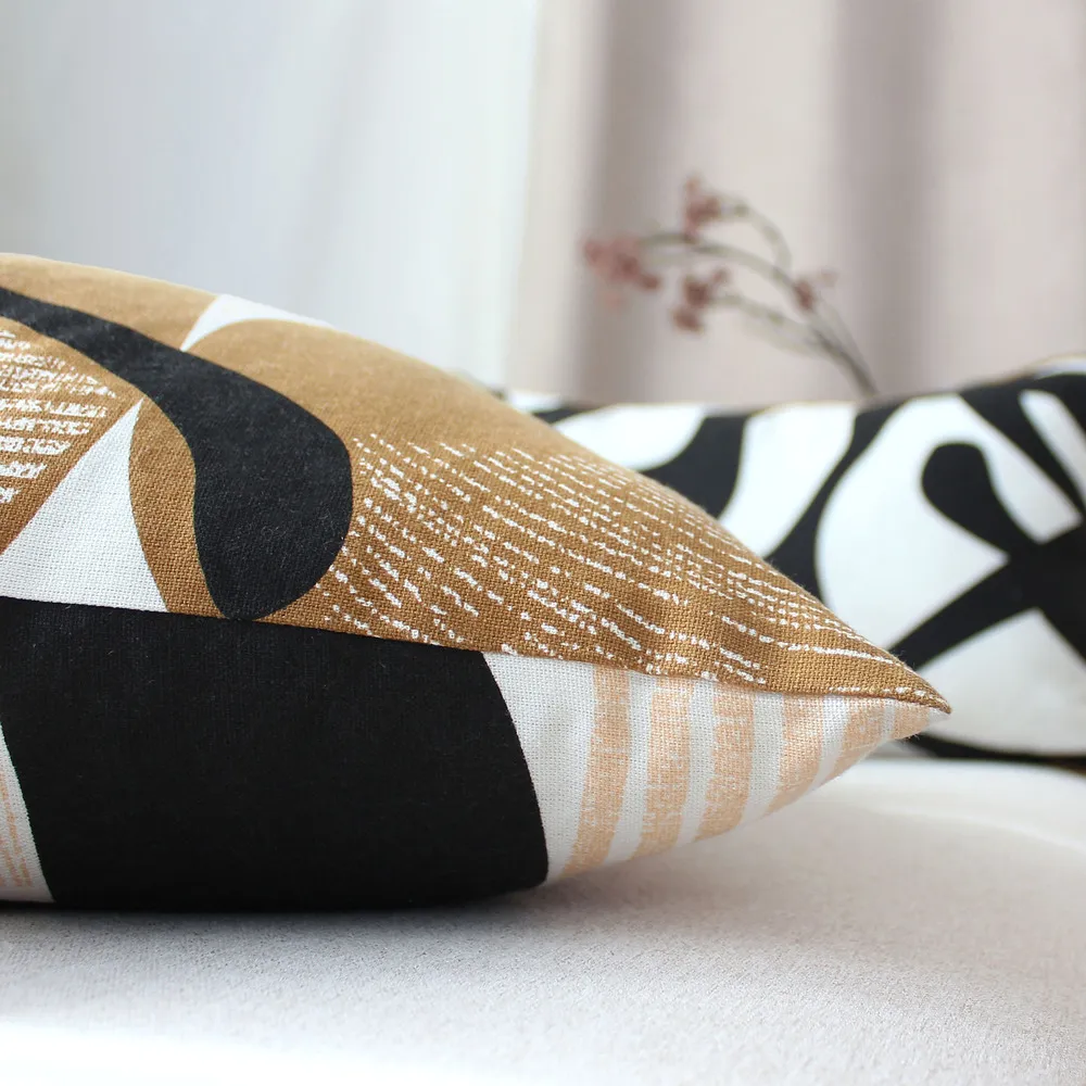Decostars - coussin carré design art abstrait