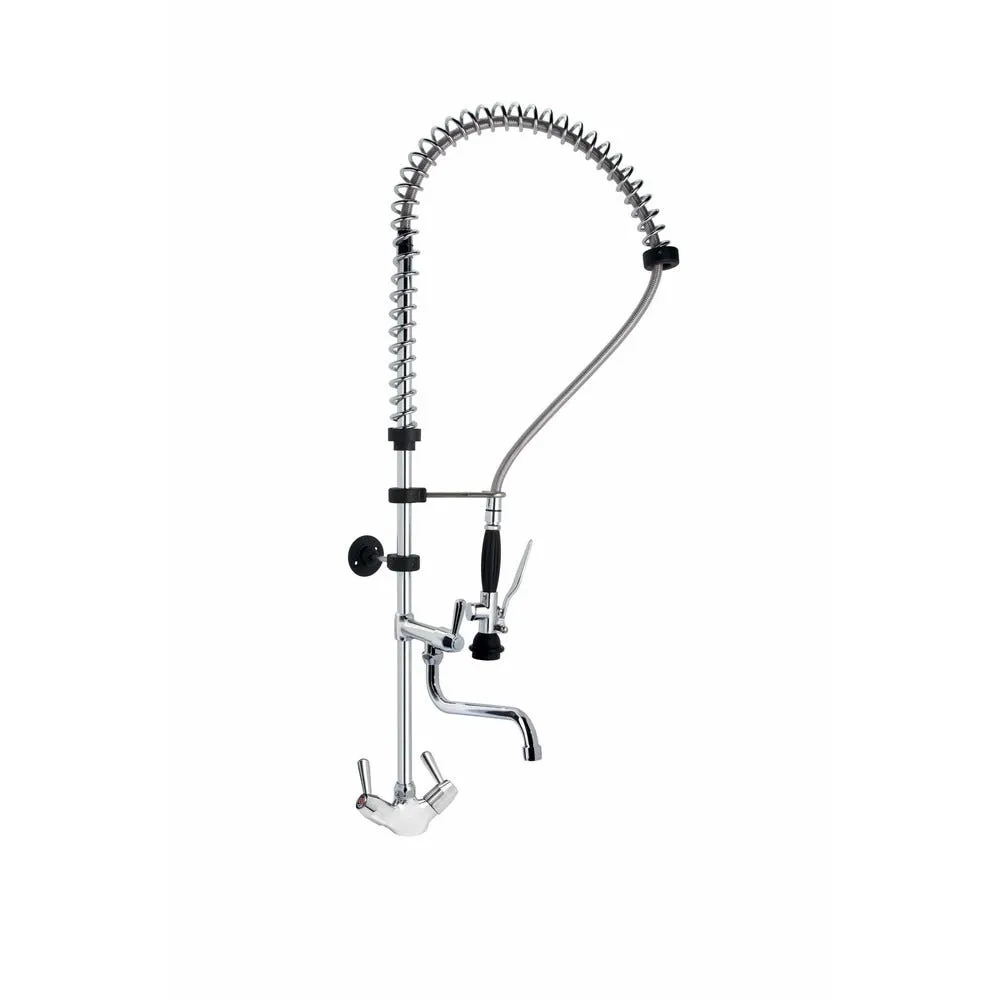 Douchette ec/ef sur plonge monotrou,