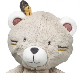 Doudou Ours En Velours Beige