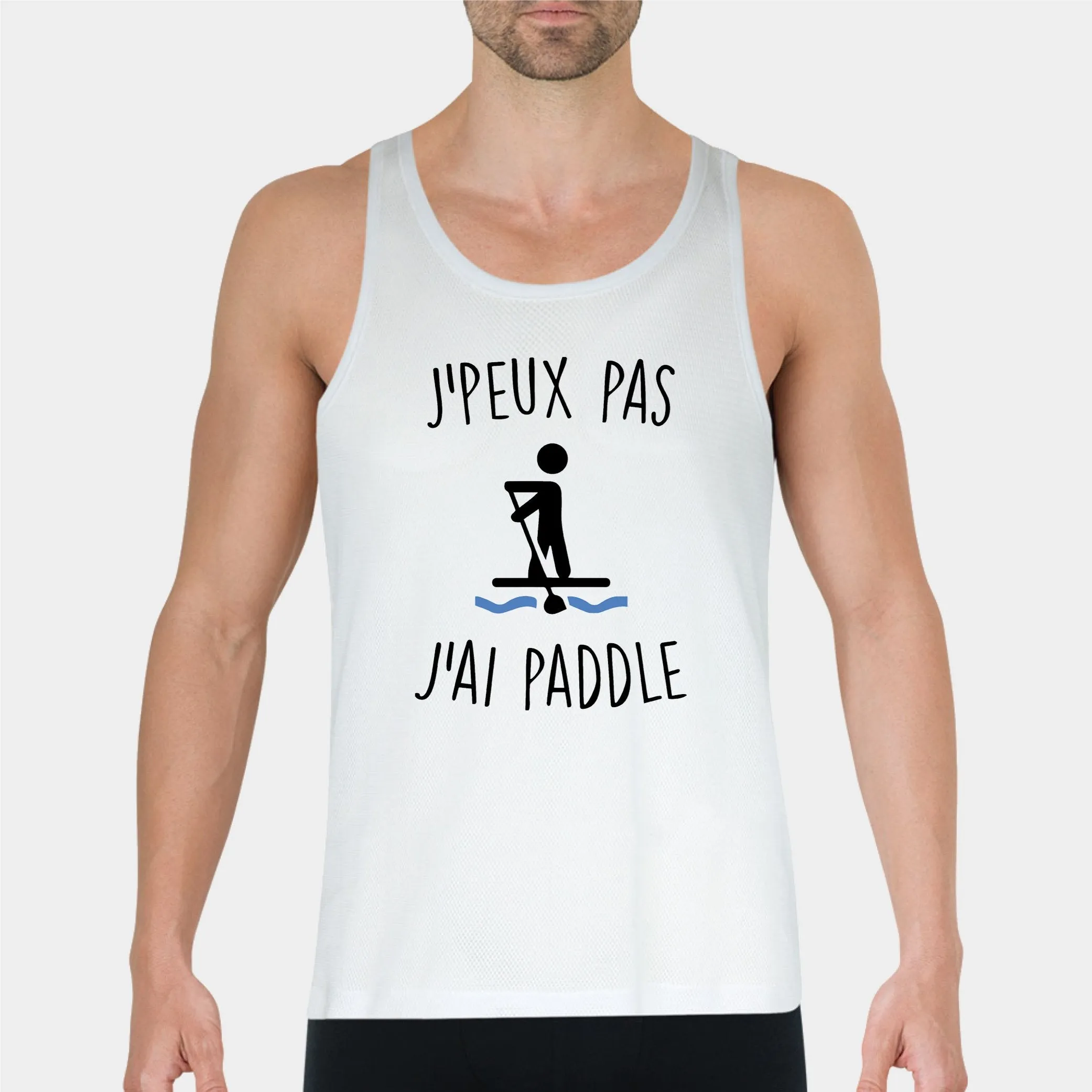Débardeur Homme J'peux pas j'ai paddle