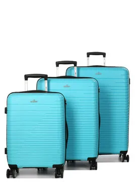 Ensemble 3 valises Madisson Naxos Bleu Turquoise  33703/3TeBl  