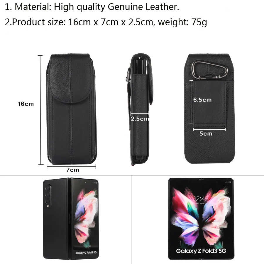 Etui en cuir pour smartphone