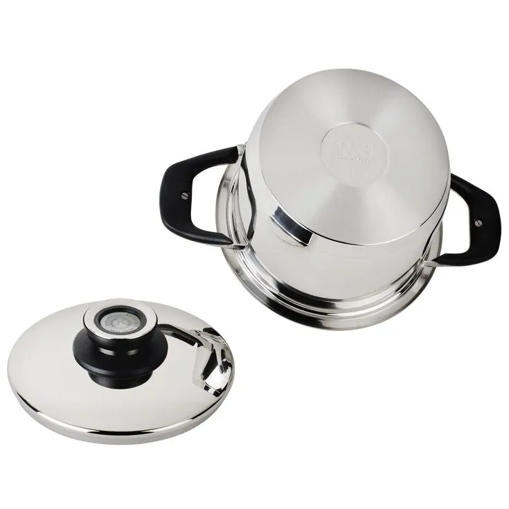 Faitout inox induction 9L-24cm + livre recettes Ecovitam