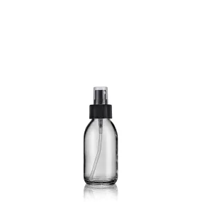 Flacon en verre recyclé transparent 100mL vaporisateur brumisateur rec 