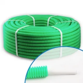 Gaine ICTA préfilée câble antenne TV 17 VATC - Diamètre 20mm  - Rouleau de 100 m