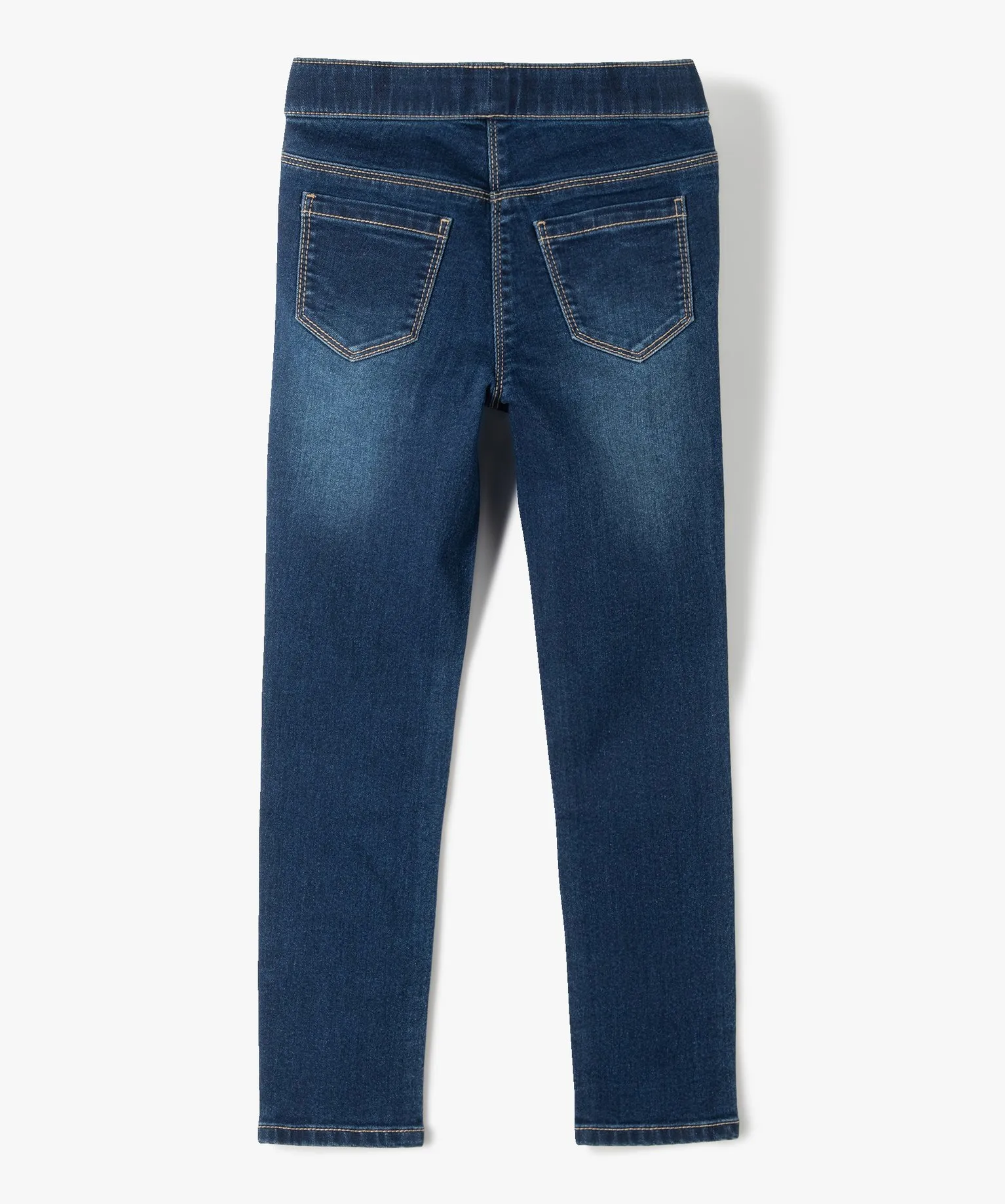 jegging delave avec taille ajustable fille bleu jeans