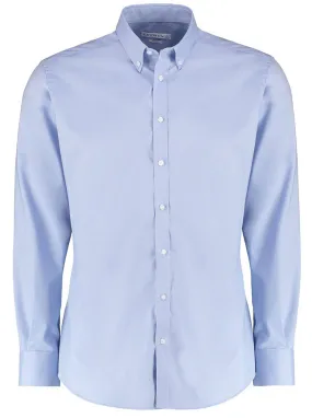 Kustom Kit Kk182 Slim Fit Stretch Oxford Shirt Long Sleeve