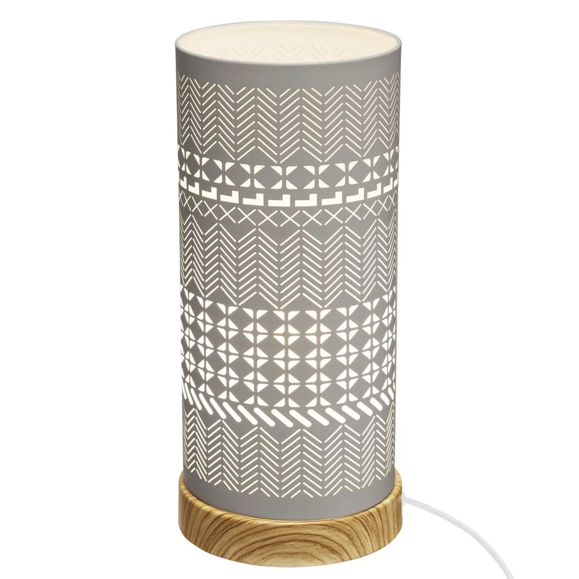 Lampe cylindre touch losange | 3 Suisses