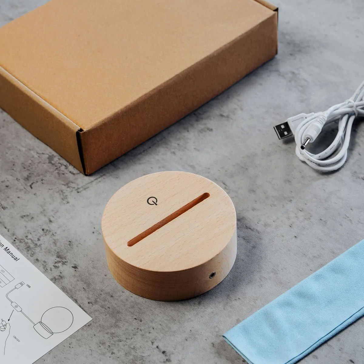 Lampe LED personnalisée avec photo