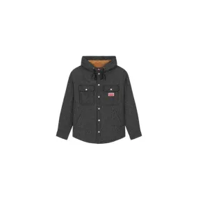 Manteau À Carreaux À Capuche Gris Anthracite Kenzo Homme | Toulouse
