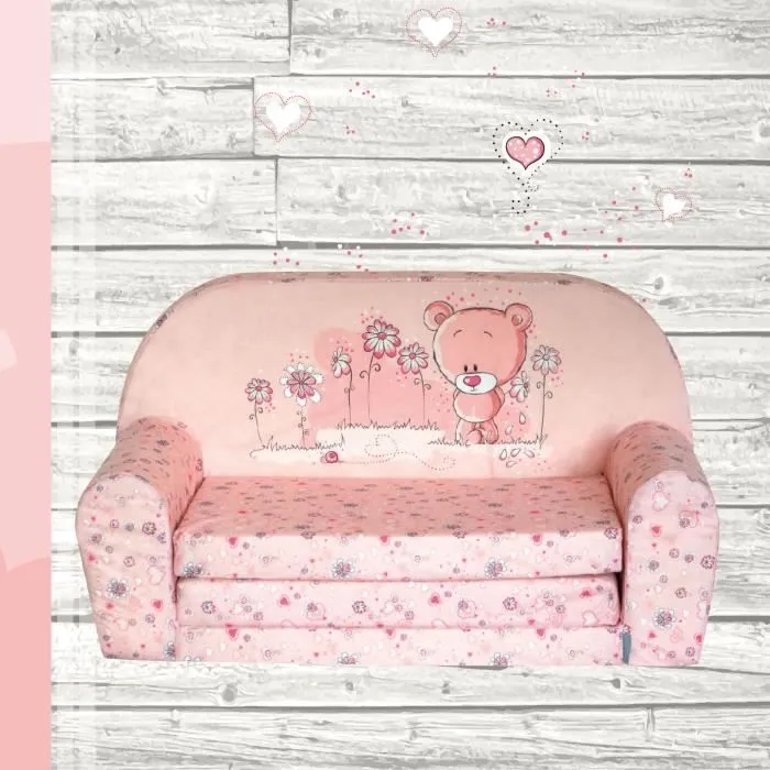 Mini-canapé lit enfant Sweet Bear