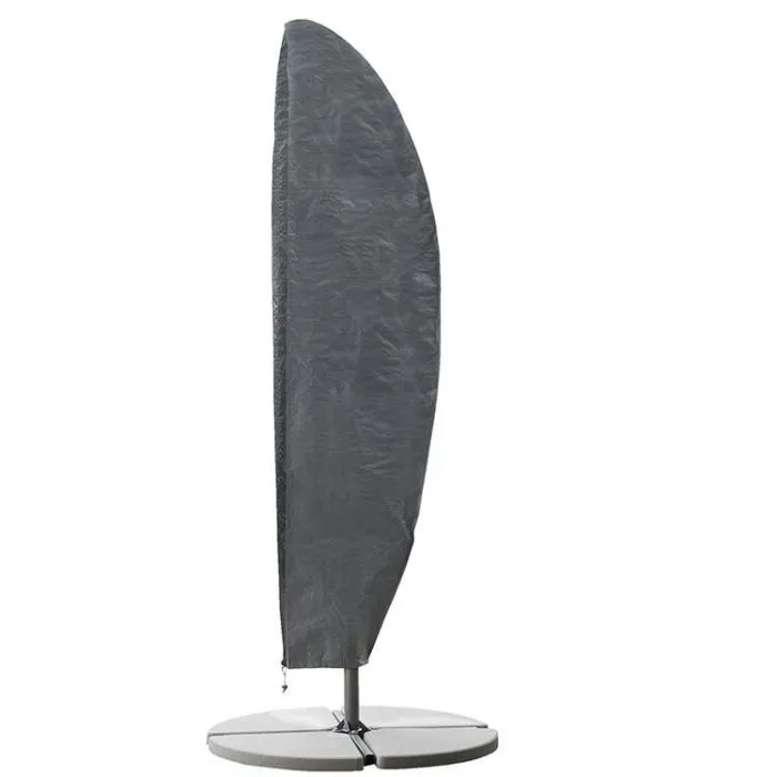 Nature Housse de Protection Parasol - Grise, H260 x Ø54/32 cm | MarketOnWeb