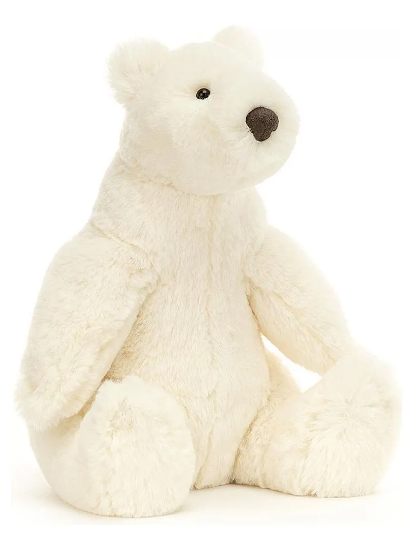 Peluche Hugga Polar Bear Little - 22 cm - Blanc