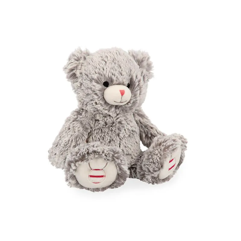 Peluche Ours Gris Prestige Maé 24 cm