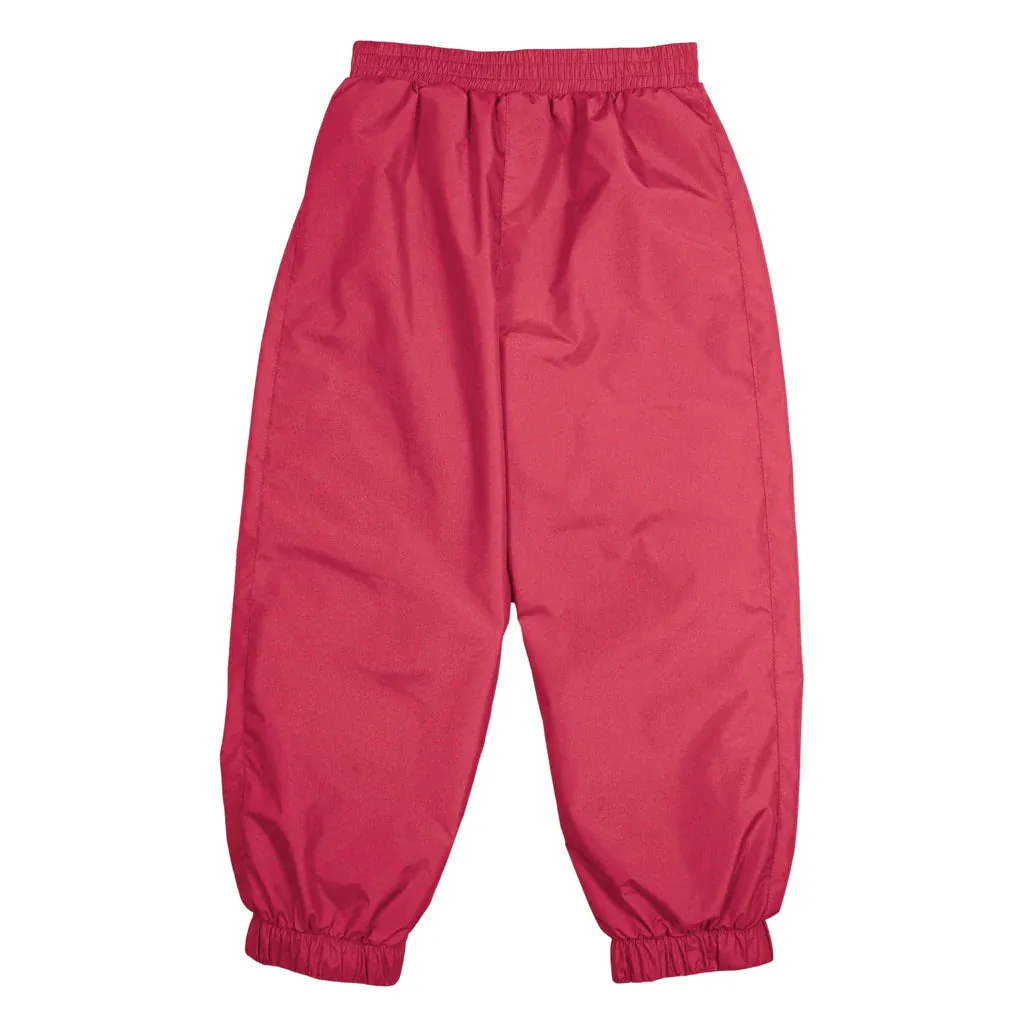 Perlimpinpin - pantalon mi-saison doublure polar, rose