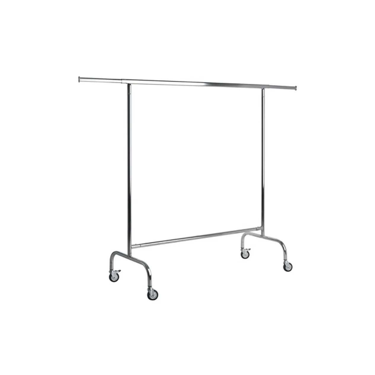 Portant Droit Inox Brillant - Charge 80kg - LE PETIT FOURNISSEUR