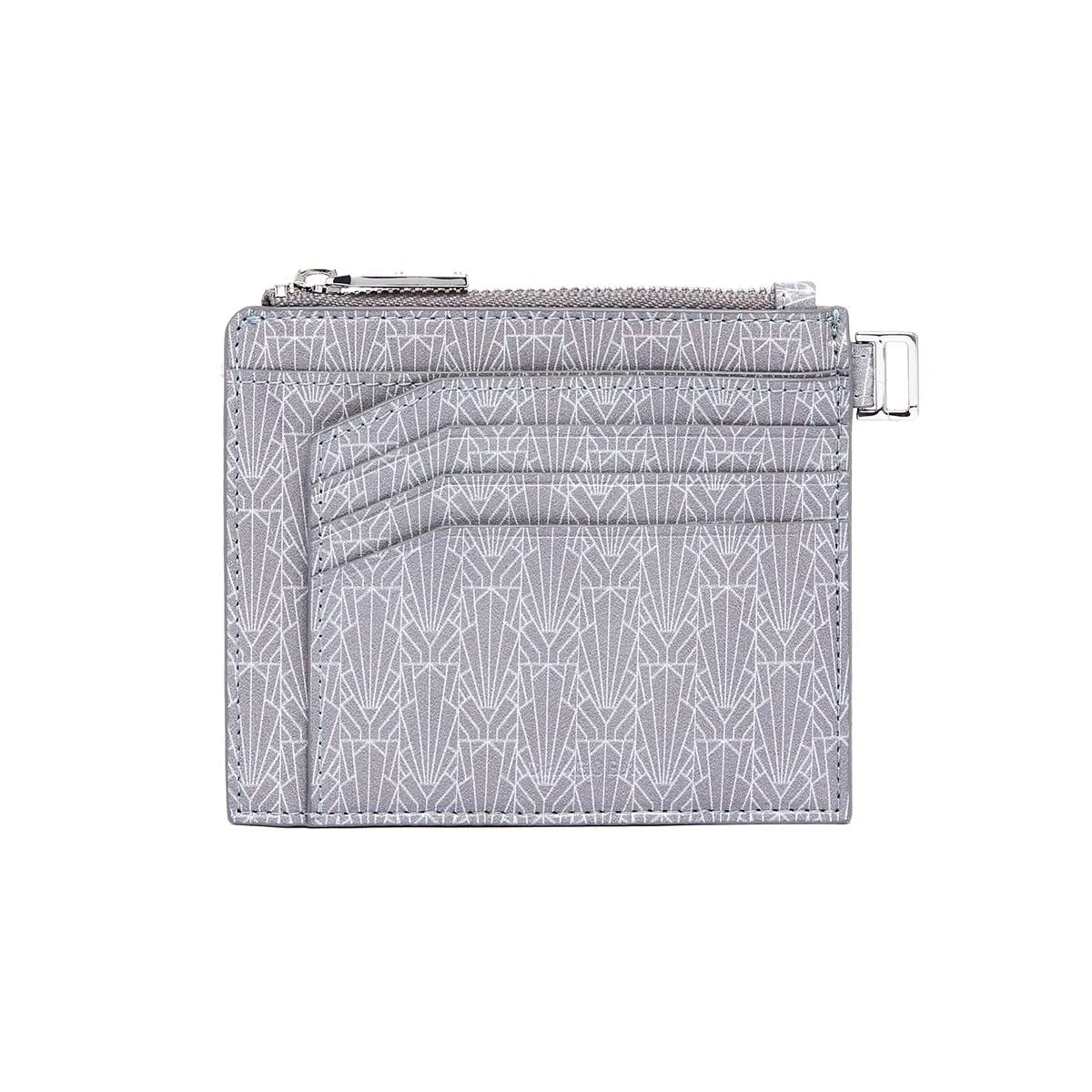 Porte-cartes zippé - 7 compartiments - 100% cuir - Homme