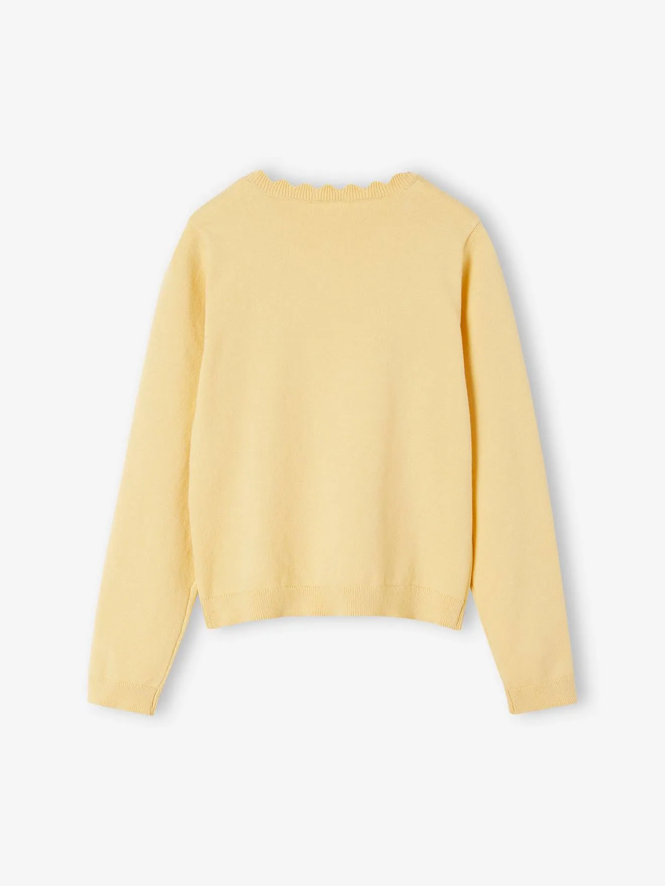 Pull BASICS personnalisable fille marine - Vertbaudet