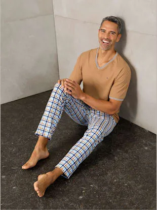 Pyjama-t-shirt jersey fin